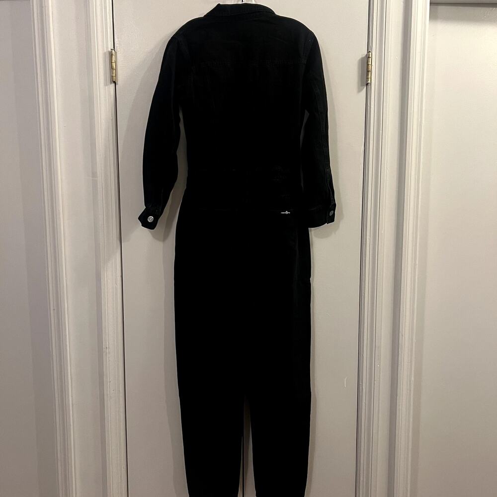 Insane Gene Soda Balloon Sleeve Denim Jumpsuit Black NWT size S - Picture 8 of 8
